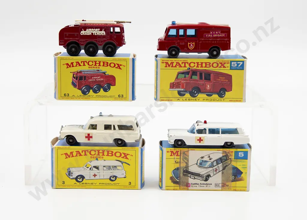 Four Boxed Matchbox Early Issue 1-75 Models Image 1++