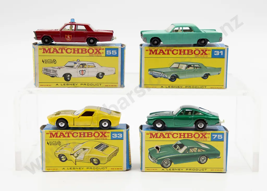 Four Boxed Matchbox Early Issue 1-75 Models Image 1++