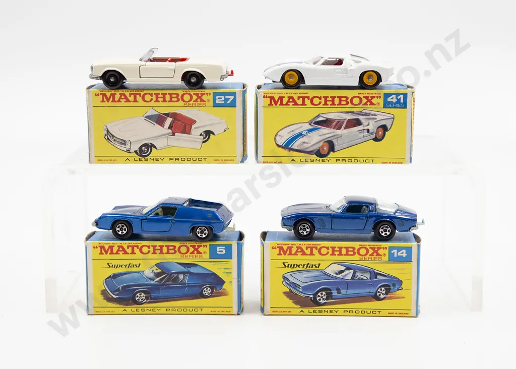 Four Boxed Matchbox Early Issue 1-75 Models Image 1++