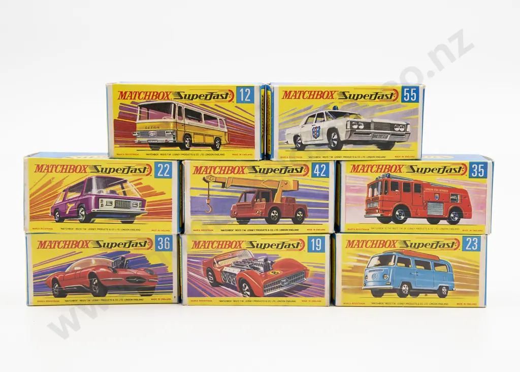 Eight Boxed Matchbox 1-75 Superfast Models Image 1++