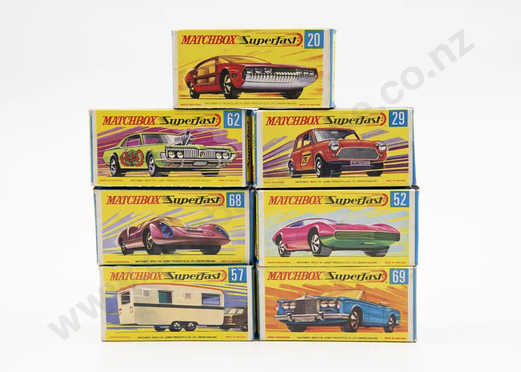 Seven Boxed Matchbox 1-75 Superfast Models Image 1++