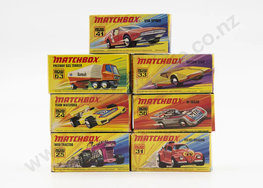 Seven Boxed Matchbox 1-75 Superfast Models Image 1++