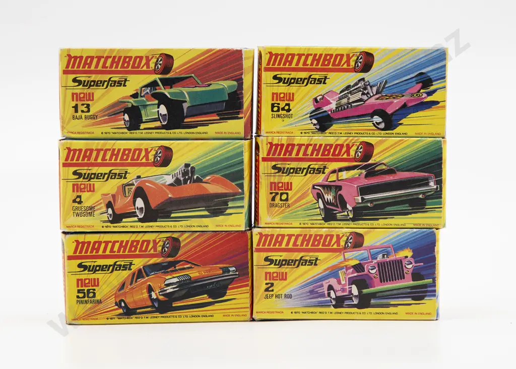 Six Boxed Matchbox 1-75 Superfast Models Image 1++