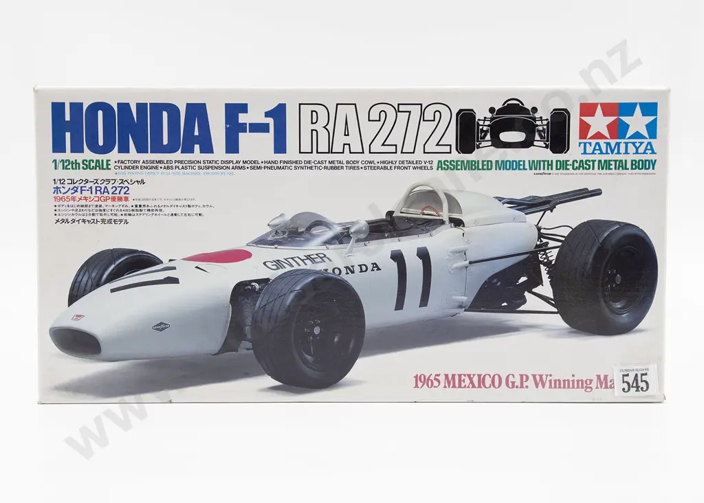 Boxed Tamiya 1/12 Honda F-1 RA 272 Image 1++