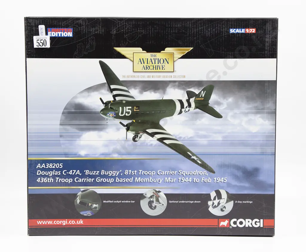 As New Corgi AA38205 Aviation Archive Diecast 1:72 Model Image 1++