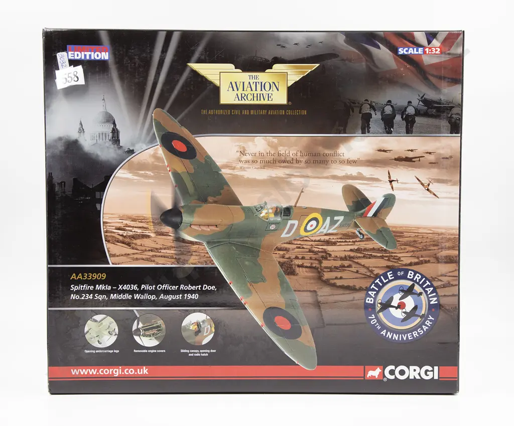 As New Corgi AA34905 Aviation Archive Diecast 1:32 Model Image 1++
