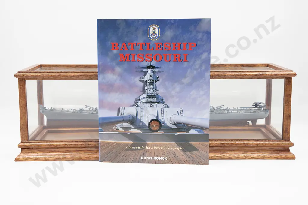 Franklin Mint Diecast US Battleship Model Image 1++