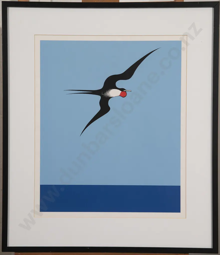 Don Binney (1940-2012) - Pacific Frigate Bird Image 1++