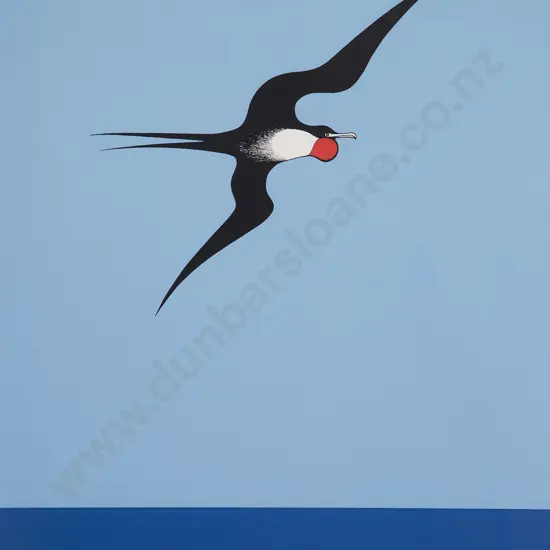 Don Binney (1940-2012) - Pacific Frigate Bird