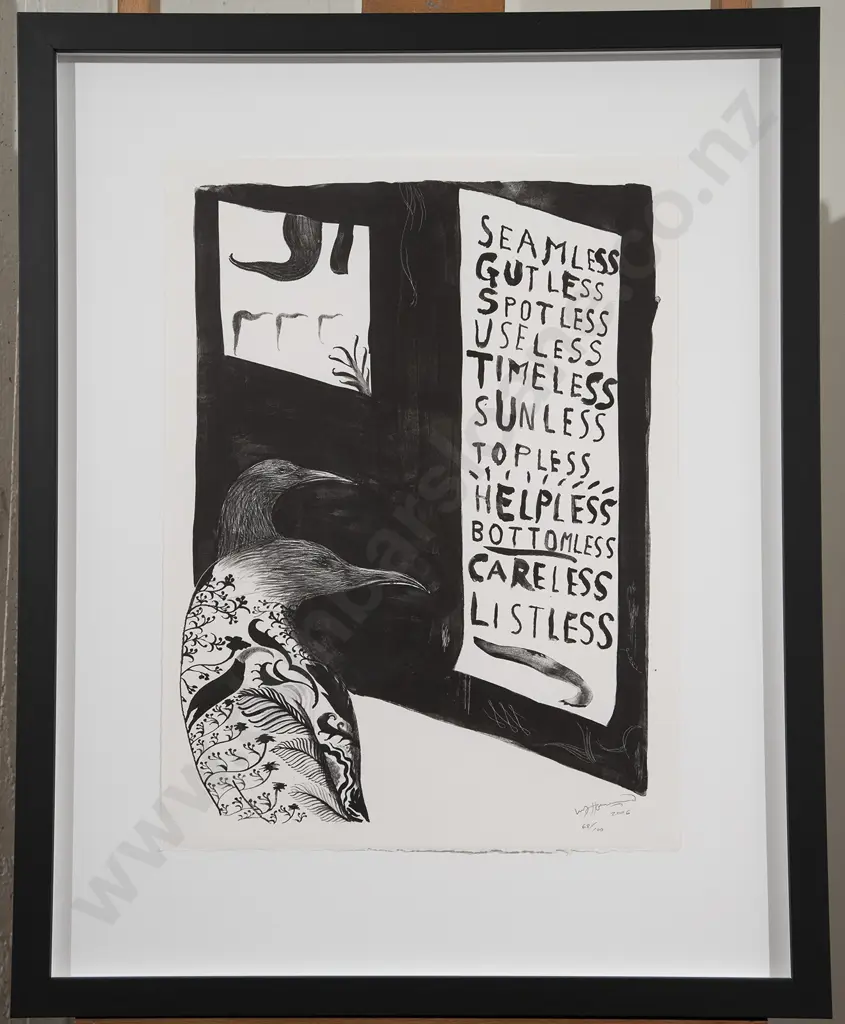 Bill Hammond (1947-2021) - Seamless Gutless Spotless Useless (2006) Image 1++