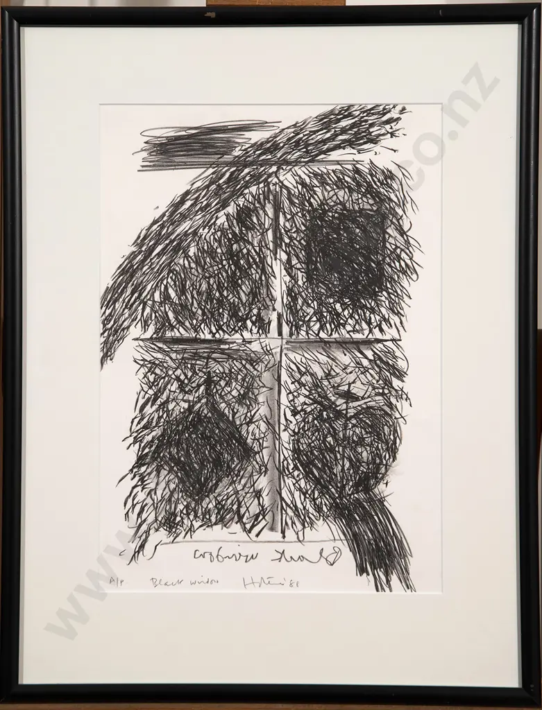 Ralph Hotere (1931-2013) - Black Window Image 1++