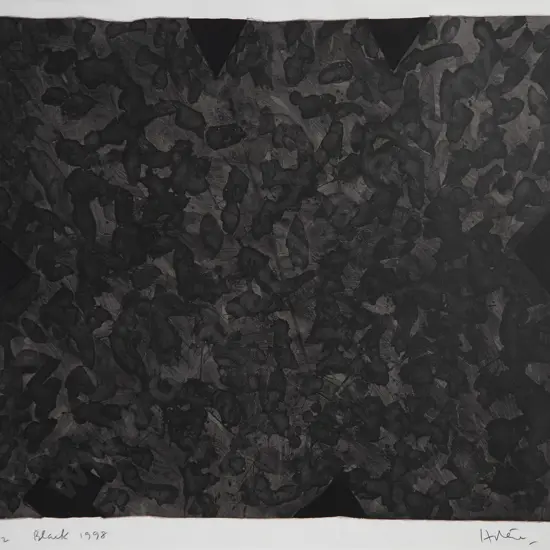 Ralph Hotere (1931-2013) - Black