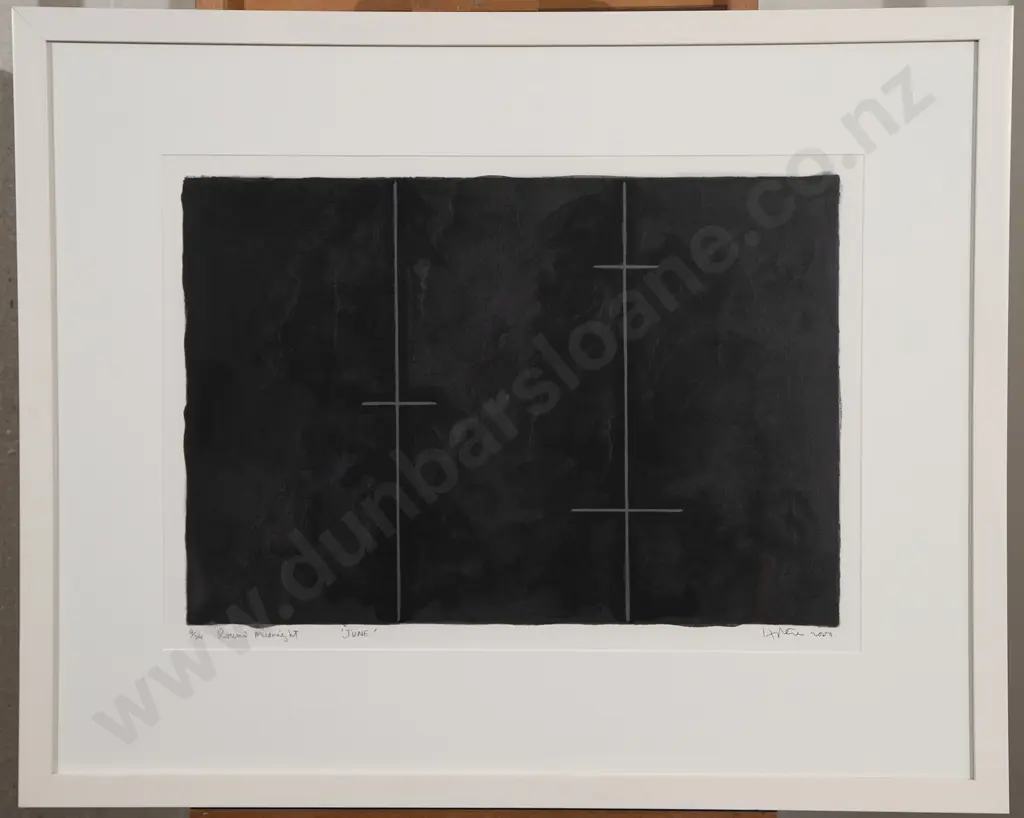 Ralph Hotere (1931-2013) - Round Midnight 'June' Image 1++