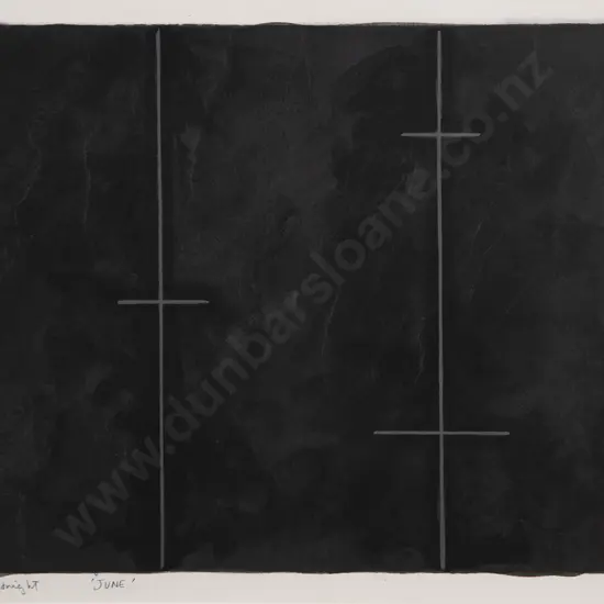 Ralph Hotere (1931-2013) - Round Midnight 'June'