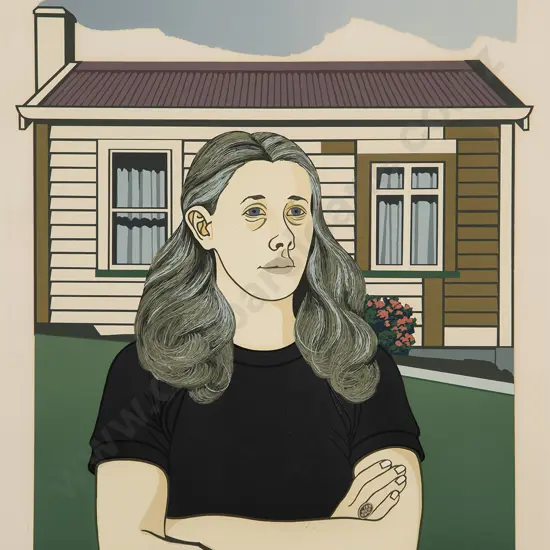 Robin White (b 1946) - This is me at Kaitangata