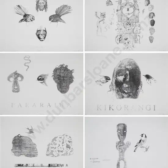 Shane Cotton (b 1964) - Pararaiha / a Walk in Paradise / Welcome / Veil / Kikorangi / Moerewa