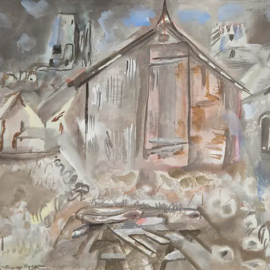 Frances Hodgkins (1869-1947) - Corfe Castle