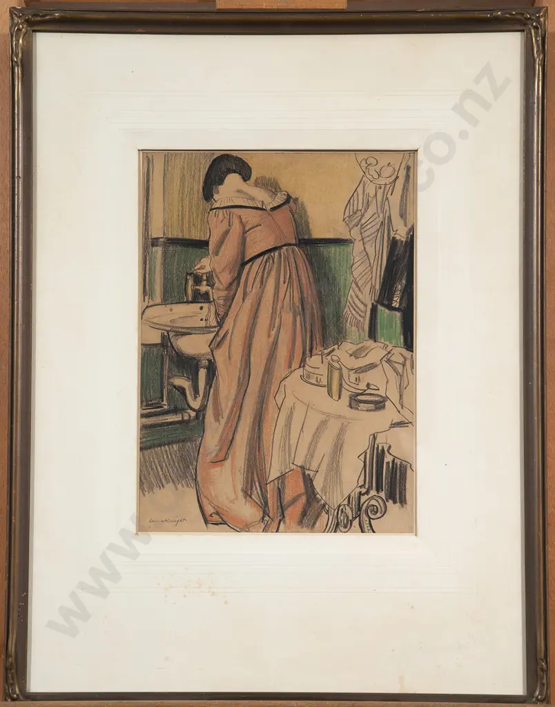 Dame Laura Knight DBE RA RWA (British 1877-1970) - Basin in a dressing room Image 1++