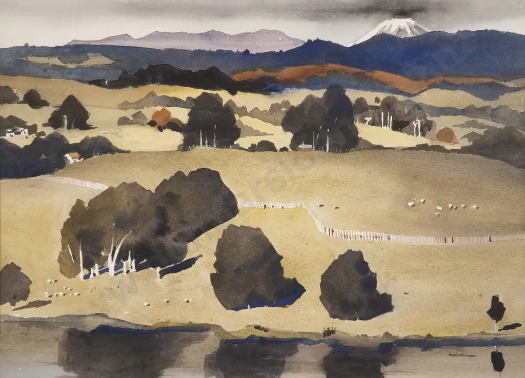 Peter McIntyre (1910-95) - King Country Image 1++