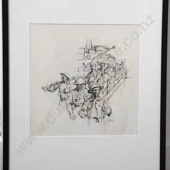 Peter McIntyre (1910-95) - Return from Crete