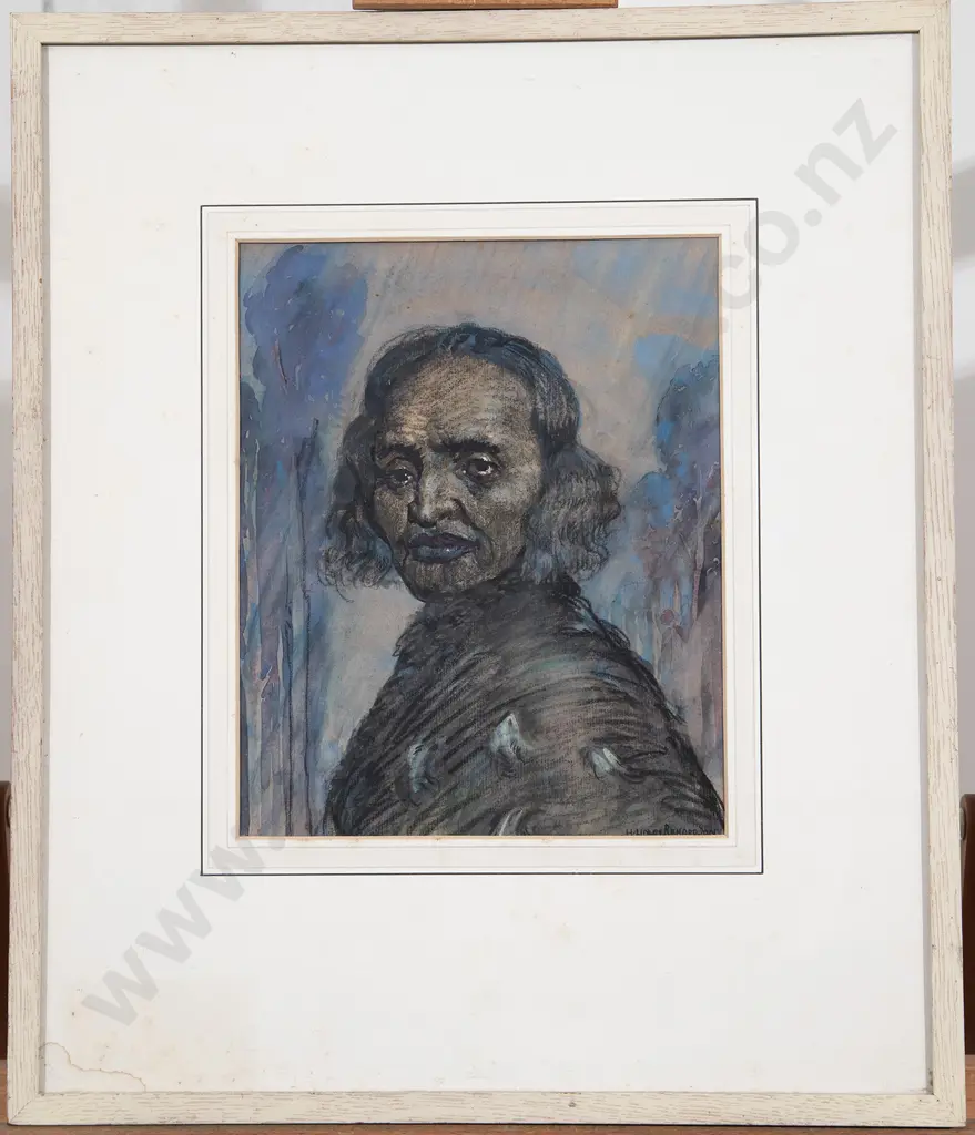 Harry Linley Richardson (1878-1947) - Mrs Raika at Otaki Meeting House Image 1++