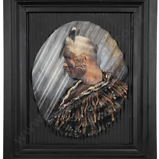 Jeff Thomson (b 1957) / After C F Goldie - 'The Corrugations Etched Upon The Visage Of A Nobleman'