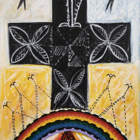 Fatu Feu'u (b 1946) - Nua Nua Fagamalama