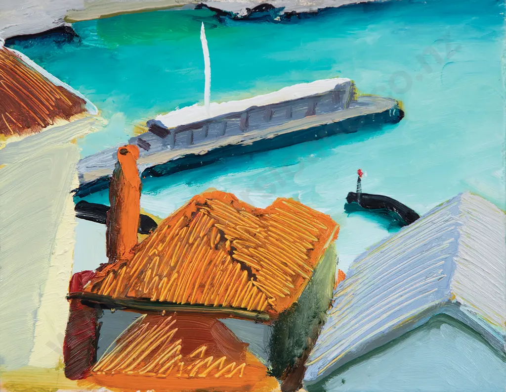 Michael Smither (b 1939) - Overseas Terminal Wellington Image 1++
