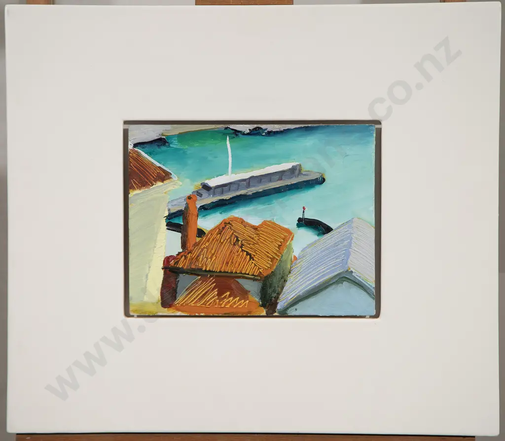 Michael Smither (b 1939) - Overseas Terminal Wellington Image 1++