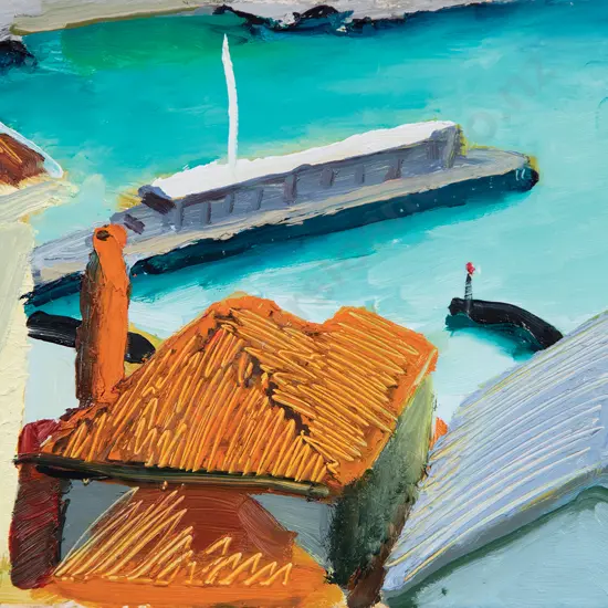 Michael Smither (b 1939) - Overseas Terminal Wellington
