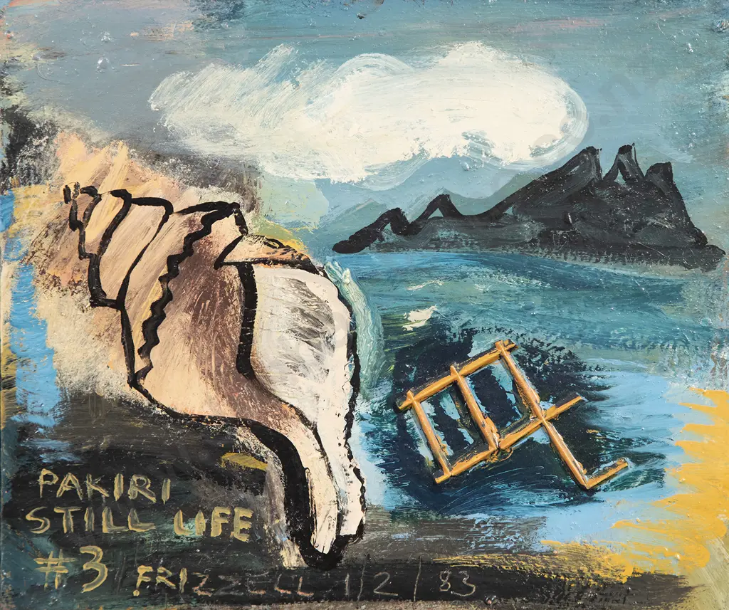 Dick Frizzell (b 1943) - Pakiri Still Life #3 Image 1++