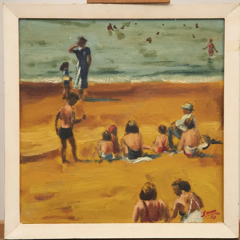 Sam Cairncross (1913-76) - Bathers Image 1++