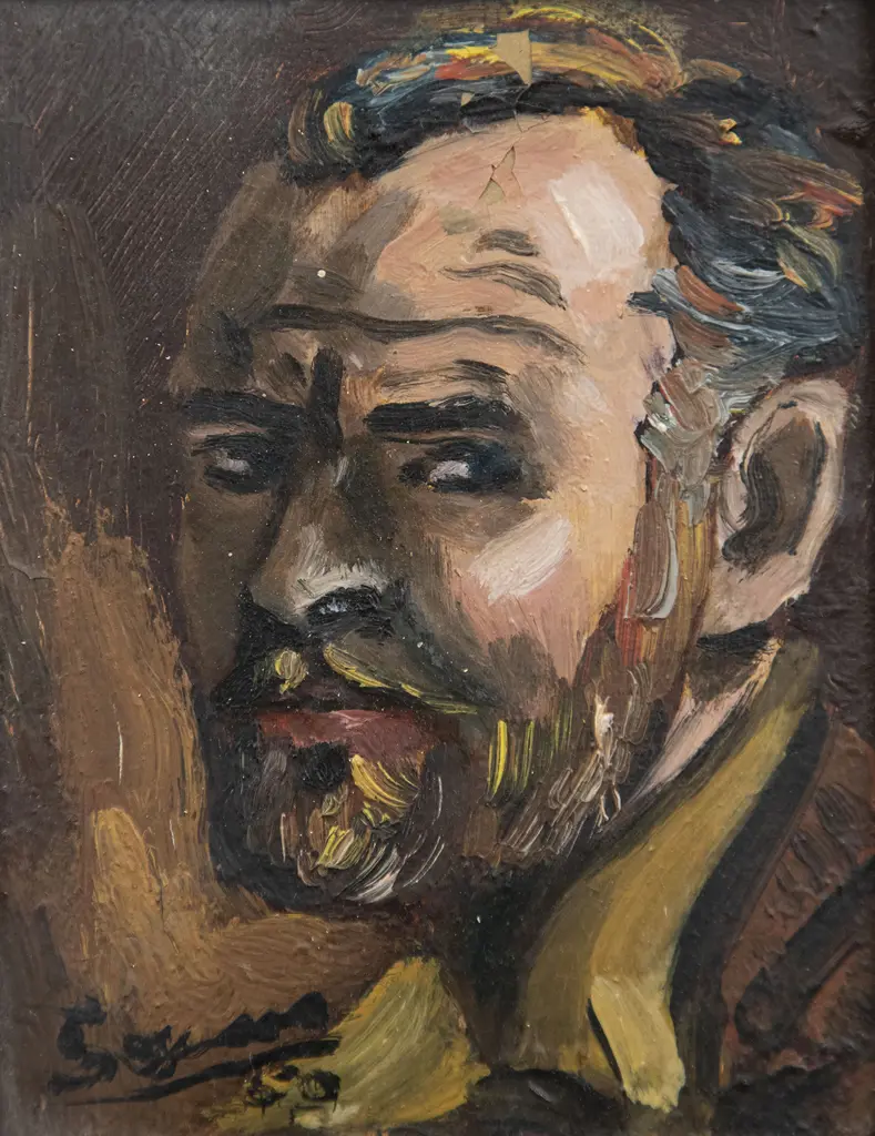Sam Cairncross (1913-76) - Self Portrait (Young Sam) Image 1++