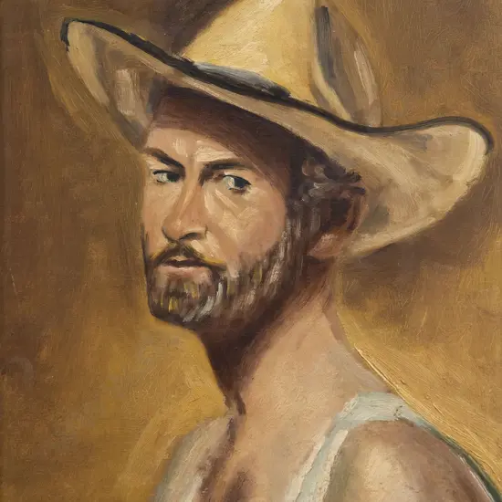 Sam Cairncross (1913-76) - Self Portrait (1950)
