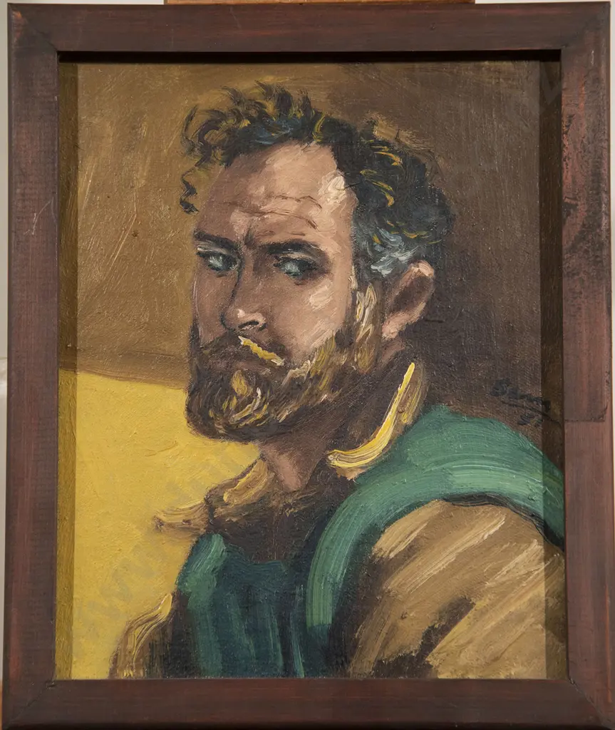 Sam Cairncross (1913-76) - Self Portrait (1951) Image 1++