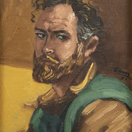 Sam Cairncross (1913-76) - Self Portrait (1951)