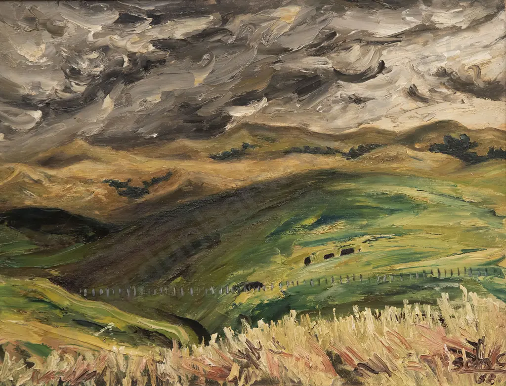 Sam Cairncross (1913-76) - Coming Storm Image 1++
