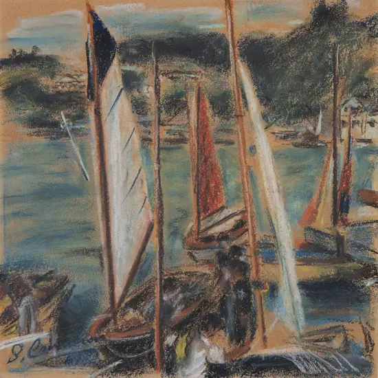 Sam Cairncross (1913-76) - Yachts Paremata
