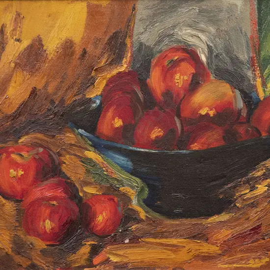 Sam Cairncross (1913-76) - Still Life (Apples)