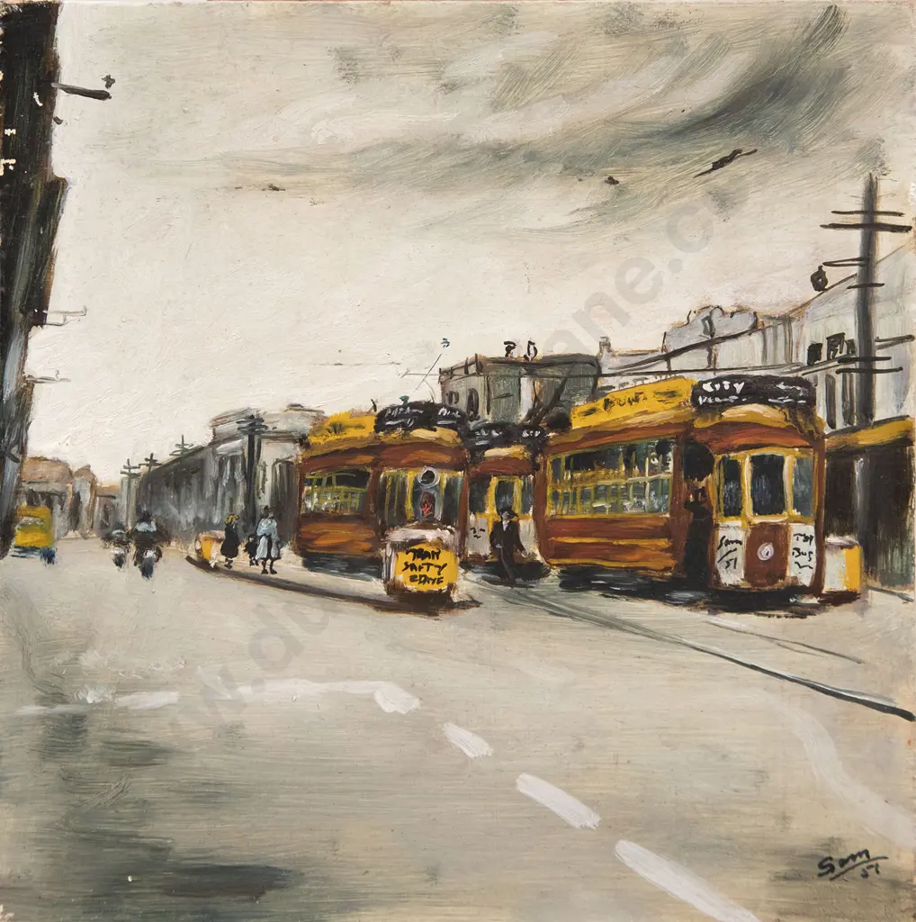 Sam Cairncross (1913-76) - Trams Image 1++