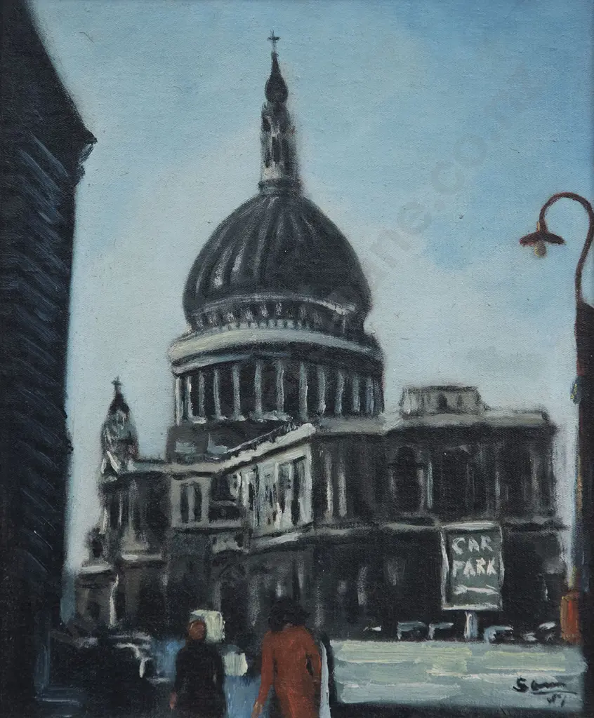 Sam Cairncross (1913-76) - St Pauls Cathedral London Image 1++