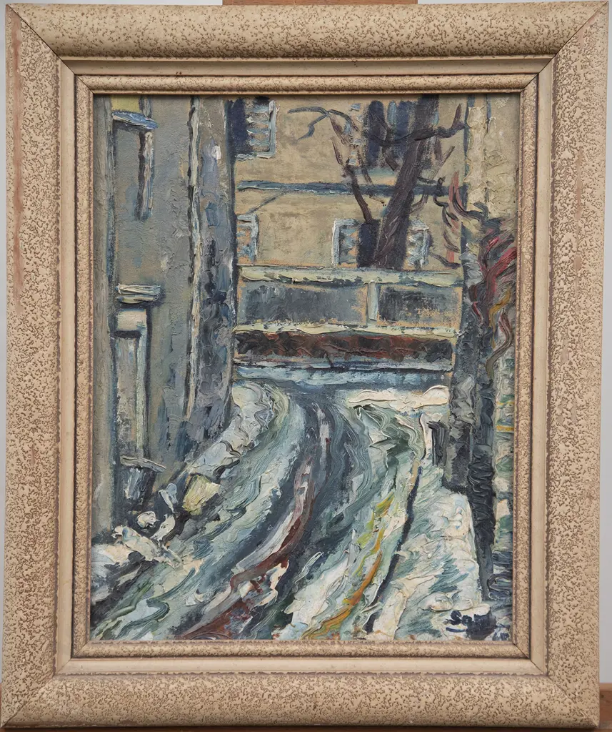 Sam Cairncross (1913-76) - La Rue Aux Pretres St Germain-en-Laye Image 1++