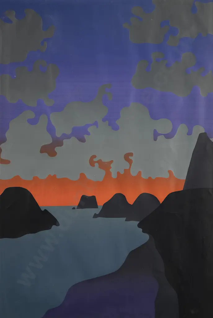 Michael Smither (b 1939) - Back Beach Road Image 1++
