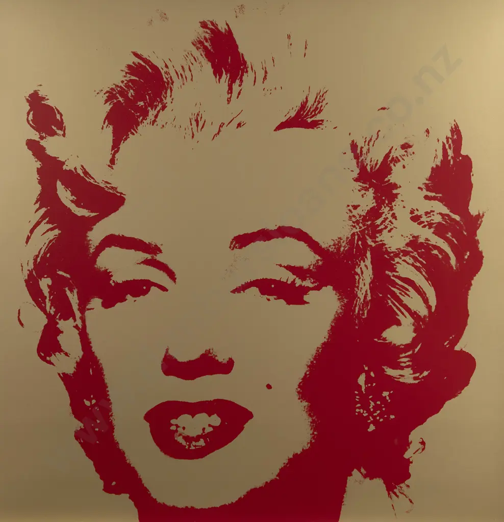 Sunday B. Morning after Andy Warhol (American) - Golden Marilyn (11.40) Image 1++