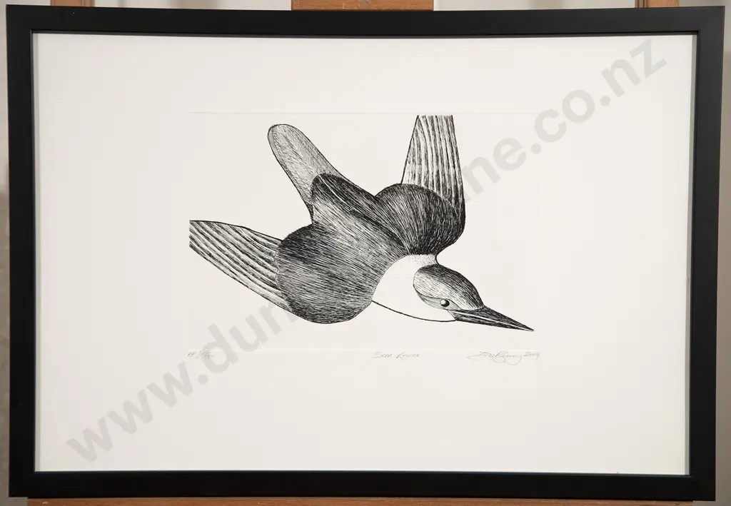 Don Binney (1940-2012) - Sofa Kotare Image 1++