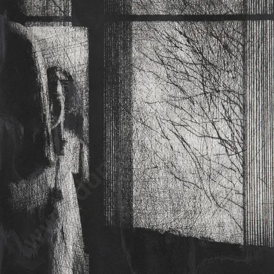 John Drawbridge (1930-2005) - Interior No II (Girl Before a Mirror No II)