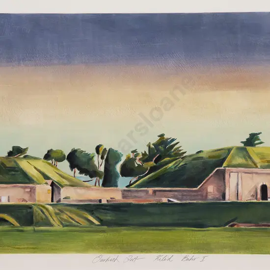Stanley Palmer (b 1936) - Turkish Fort - Kilid Bahr I
