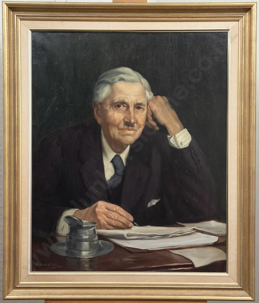 Archibald Nicoll (1886-1952) - Sir Frederic Truby King CMG (1858-1938) Image 1++
