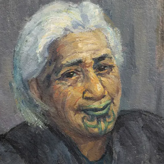 Ida Carey (1891-1982) - Portrait of Maori Woman