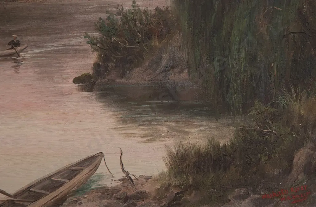 William George Baker (1864-1929) - Mahingapu Creek Image 1++